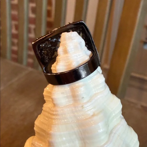 Express Rhinestone Cocktail Ring - Picture 3 of 4